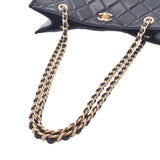 CHANEL シャネル マトラッセ チェーントート 黒 ゴールド金具 レディース キャビアスキン ショルダーバッグ 新同 中古 銀蔵