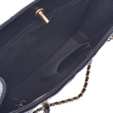 CHANEL シャネル マトラッセ チェーントート 黒 ゴールド金具 レディース キャビアスキン ショルダーバッグ 新同 中古 銀蔵