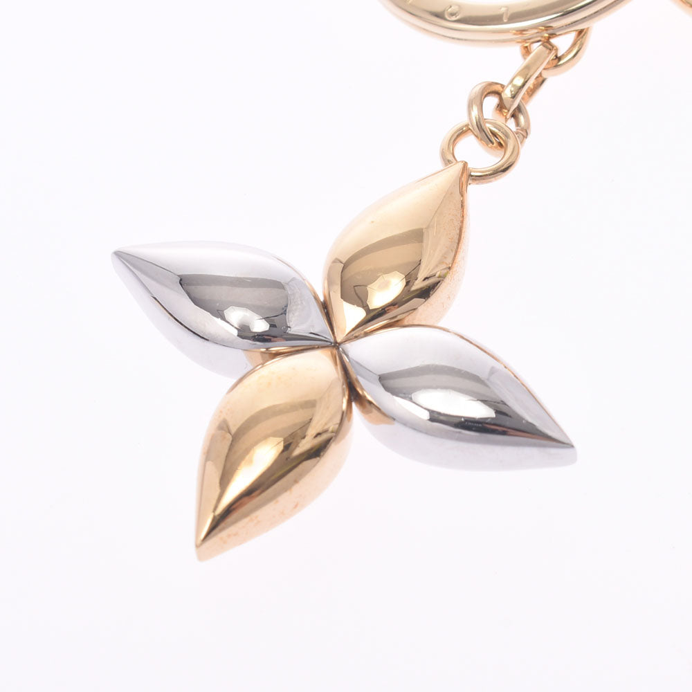 ルイヴィトンツイスト バッグチャーム ブラウン/シルバー ユニセックス