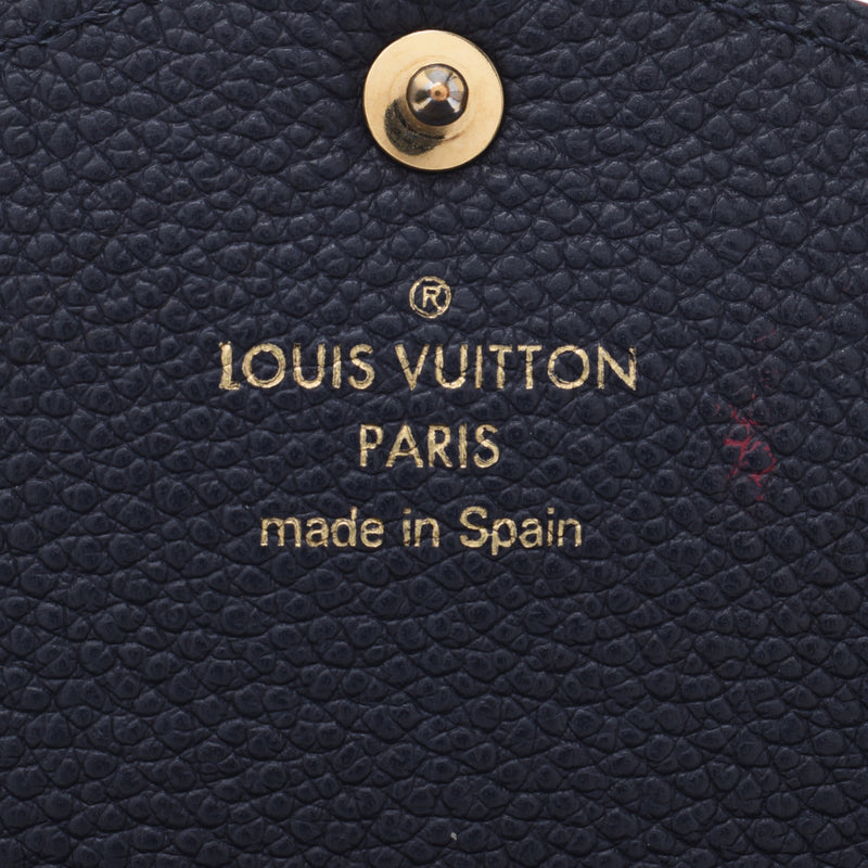 Louis Vuitton Louis Vuitton Monogram Amplit Portfoy Usara Marine Rouge M62125女士女士长钱包B等级使用Silgrin