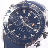 Omega Omega Seamaster Planet Ocean Chrono 232.92.46.51.03.001 Men's Ti / Rubber Watch Automatic Blue Character A-Rank Used Sinkjo