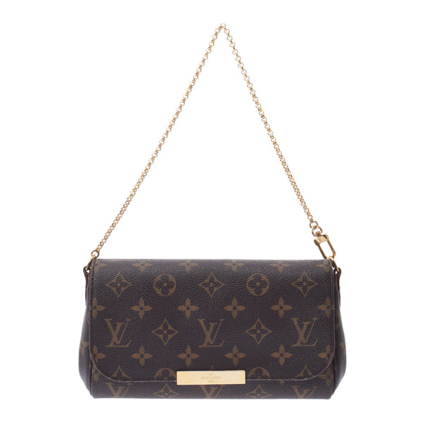 LOUIS VUITTON ルイヴィトン モノグラム フェイボリットPM 2WAY ブラウン M40717 レディース モノグラムキャンバス ショルダーバッグ Bランク 中古 銀蔵