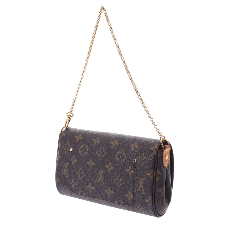 LOUIS VUITTON ルイヴィトン モノグラム フェイボリットPM 2WAY ブラウン M40717 レディース モノグラムキャンバス ショルダーバッグ Bランク 中古 銀蔵