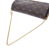 LOUIS VUITTON ルイヴィトン モノグラム フェイボリットPM 2WAY ブラウン M40717 レディース モノグラムキャンバス ショルダーバッグ Bランク 中古 銀蔵