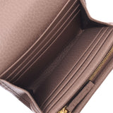 GUCCI Gucci GG Marmont Dusty Pink Gold Bracket 598587 Women's Cala Folded Wallet AB Rank Used Silgrin