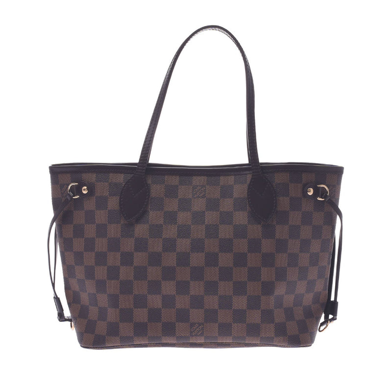 LOUIS VUITTON ルイヴィトン ダミエ ネヴァーフルPM 旧型 ブラウン N51109 レディース ダミエキャンバス ハンドバッグ 新同 中古 銀蔵