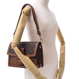 Louis Vuitton Louis Vuitton Monogram Reverse Deafeine离合器袋骆驼/棕色M44391女装Monogram Canvas单肩包A-Rank使用水池