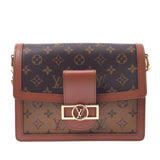 Louis Vuitton Louis Vuitton Monogram Reverse Deafeine离合器袋骆驼/棕色M44391女装Monogram Canvas单肩包A-Rank使用水池