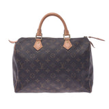 LOUIS VUITTON ルイヴィトン モノグラム スピーディ30 現行 ブラウン M41108 ユニセックス モノグラムキャンバス ハンドバッグ Aランク 中古 銀蔵