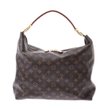 Louis Vuitton Louis Vuitton Monogram Schri MM Brown M40587女性的Monogram Canvas一个单肩包AB排名使用Silgrin