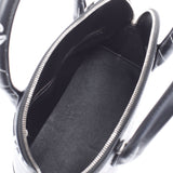 BALENCIAGA Valenciaga Ville Top Handle Logo Black / White 550645 Unisex Leather Handbags AB Rank Used Sinkjo