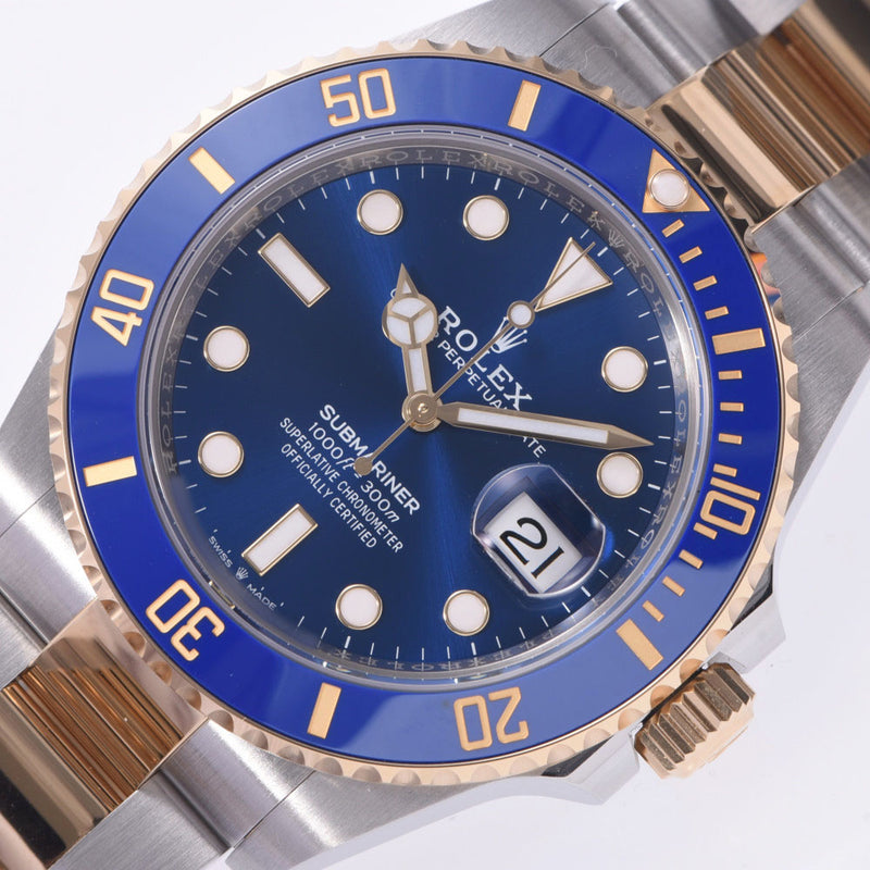 [Cash special price] ROLEX Rolex Submarina Date 126613LB Men's K18YG / SS Watch Automatic Rolled Blue Characters Unused Silgrin