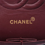 CHANEL シャネル マトラッセ チェーンショルダー 二重蓋 黒 ゴールド金具 レディース ラムスキン ショルダーバッグ Bランク 中古 銀蔵