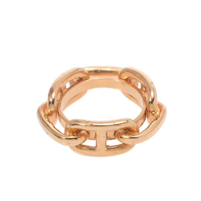 Hermes Hermes Shene Dancer Gold Bracket Unisex GP Scarf Ring AB Rank Used Silgrin