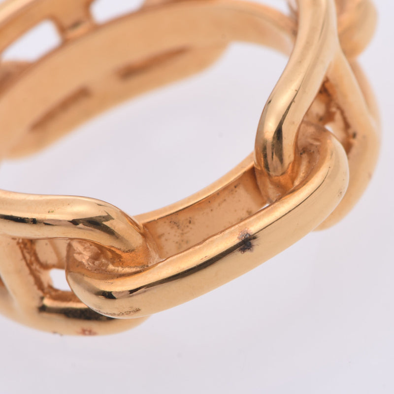 Hermes Hermes Shene Dancer Gold Bracket Unisex GP Scarf Ring AB Rank Used Silgrin