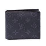 Louis Vuitton Monogram eclipse portage portage Black Patent Black m62545 men's Monogram eclipse Canvas Wallet