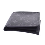 Louis Vuitton Monogram eclipse portage portage Black Patent Black m62545 men's Monogram eclipse Canvas Wallet