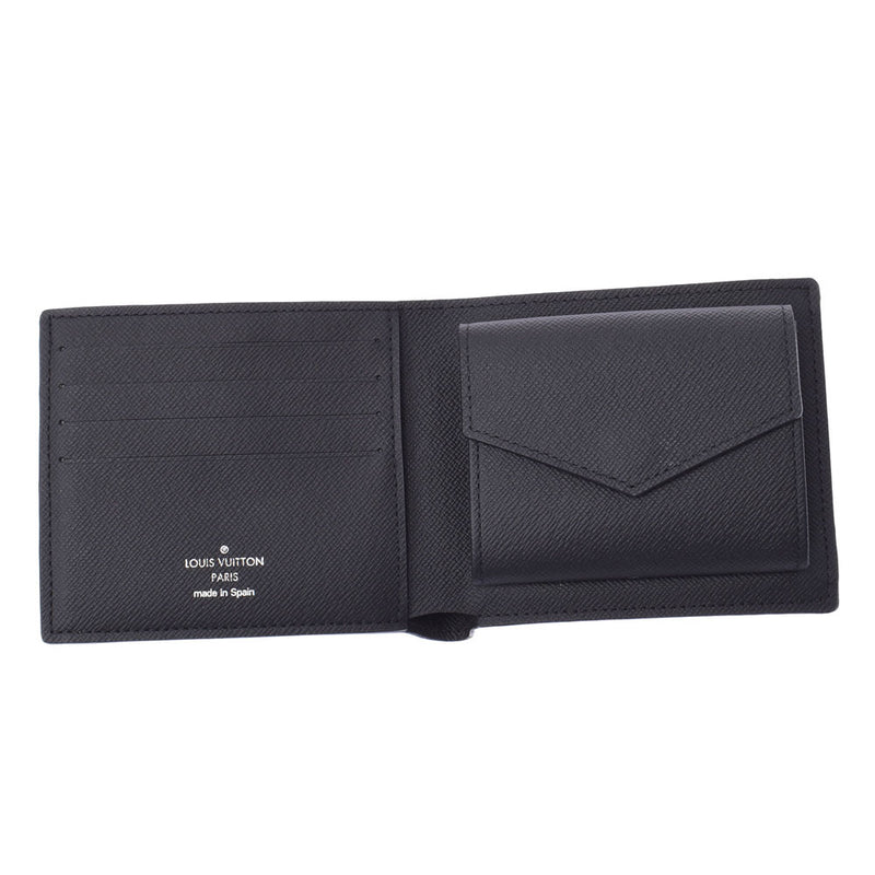 Louis Vuitton Monogram eclipse portage portage Black Patent Black m62545 men's Monogram eclipse Canvas Wallet