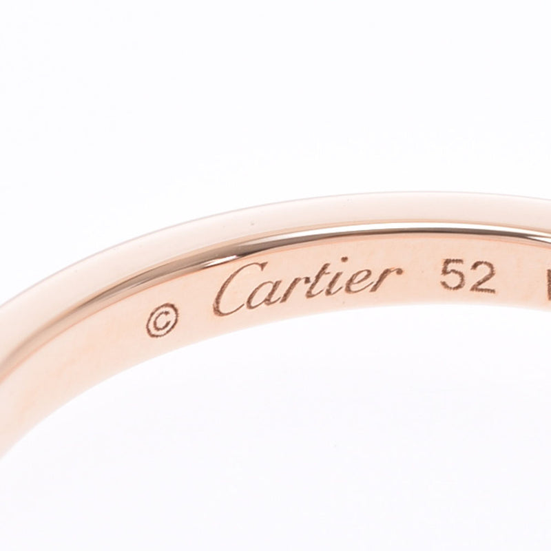 CARTIER カルティエ バレリーナ ウエディング 3Pダイヤ #52 12号 レディース K18PG リング・指輪 Aランク 中古 銀蔵