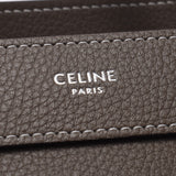 CELINE セリーヌ ラゲージ ナノショッパー 2WAY グレー レディース レザー ハンドバッグ 未使用 銀蔵