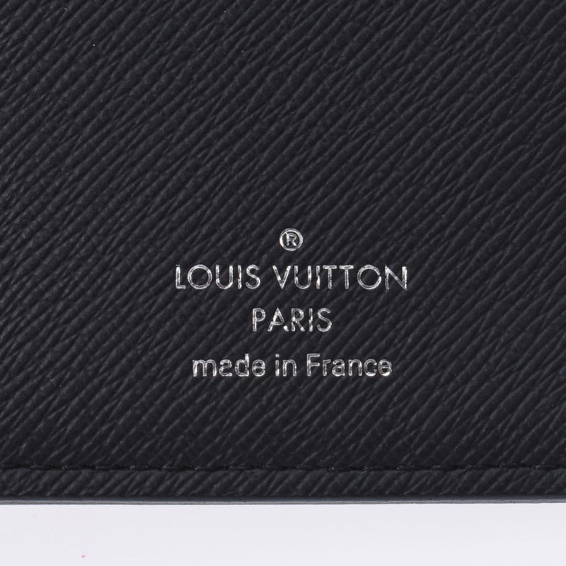 Louis Vuitton Louis Vuitton Damier Graphit Portfoille Braza Black N62665 Men's Dumie Graphit Canvas Long Wallet B Rank Used Silgrin