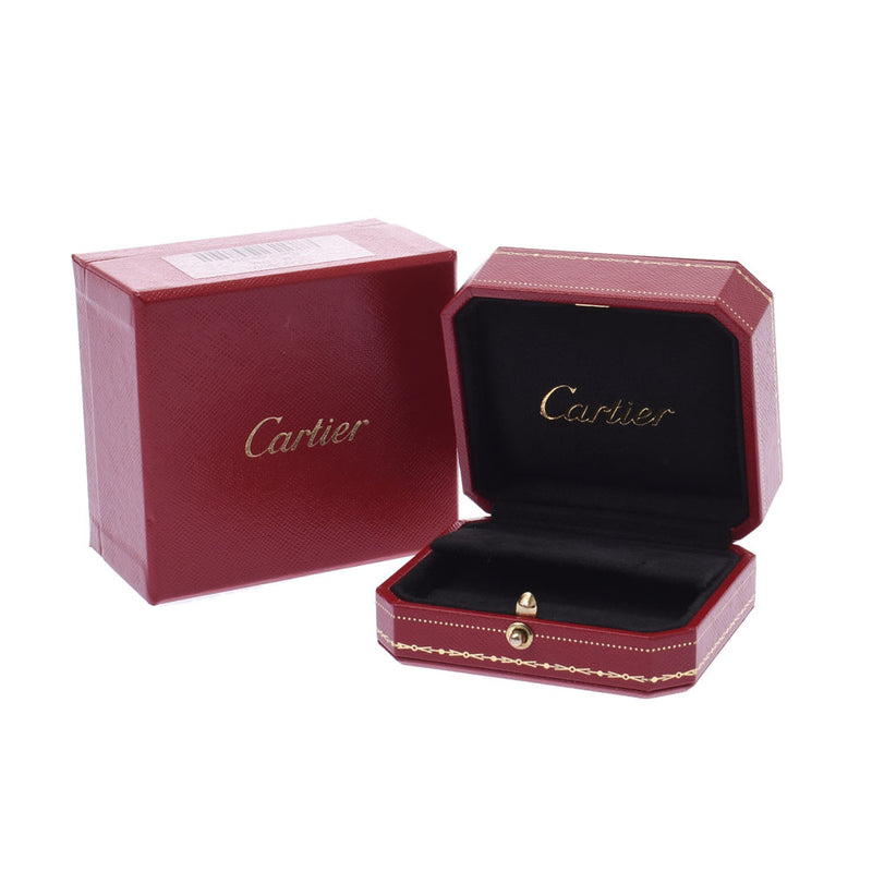 カルティエ Cartier リング インド ミステリューズ 1ポイント クッションカット ローズクォーツ 2ポイント ダイヤモンド K18PG 14.5号 / #55
