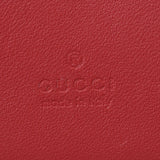 gucci gucci gg gg mistic猫紧凑型钱包grei​​ge/红色499380女士PVC出生的钱包B等级二手Ginzo