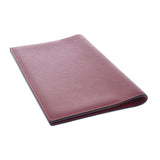 Hermes Hermes Agenda Vision 2 Bordeaux / Rougebiff □ F engraving (around 2002) Unisex Voepson notebook cover B rank used sinkjo