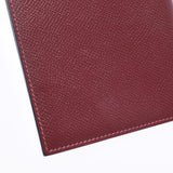 Hermes Hermes Agenda Vision 2 Bordeaux / Rougebiff □ F engraving (around 2002) Unisex Voepson notebook cover B rank used sinkjo
