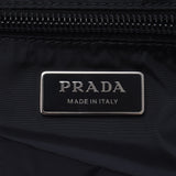 PRADA Prada Only one side Outlet Black 1BY300 Unisex Nylon Leather Tote Bag Unused Ginzo