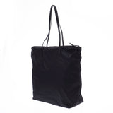 PRADA Prada Only one side Outlet Black 1BY300 Unisex Nylon Leather Tote Bag Unused Ginzo