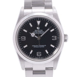 ROLEX Rolex Explorer 1 EX1 114270 Men's SS Watch Automatic Black Dial A Rank used Ginzo