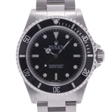 ROLEX Rolex Submarina Black Bezel 14060m Men's SS Watch Automatic Black Dial A Rank used Ginzo