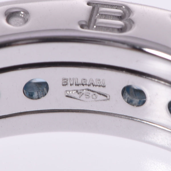 BVLGARI Bulgari B-ZERO #46 Size XS 6 Ladies K18WG/Blue Pars Ring/Ring A Rank Used Ginzo