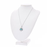 Other Boulder Opal 4.91ct Diamond 0.07ct Ladies PT850/900 Necklace A Rank used Ginzo