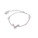 LOUIS VUITTON ルイヴィトン エセンシャルV シルバー金具 M63198 ユニセックス SV ブレスレット ABランク 中古 銀蔵