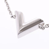 LOUIS VUITTON ルイヴィトン エセンシャルV シルバー金具 M63198 ユニセックス SV ブレスレット ABランク 中古 銀蔵