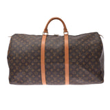 LOUIS VUITTON ルイヴィトン モノグラム キーポル 60 ブラウン M41422 ユニセックス モノグラムキャンバス ボストンバッグ Bランク 中古 銀蔵