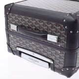 GOYARD ゴヤール ブルジェ PM スーツケース 黒 ユニセックス PVC/レザー キャリーバッグ Aランク 中古 銀蔵