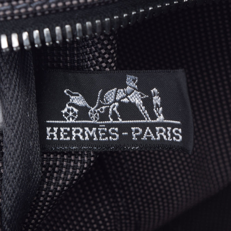 HERMES エルメス エールライン MM グレー ユニセックス キャンバス トートバッグ Bランク 中古 銀蔵