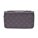 路易威顿路易·维顿（Louis Vuitton）路易·威登（Louis Vuitton）会标制造商Zippy Zippy XL BROWN M61506男士会标造型者长钱包AB级使用Ginzo