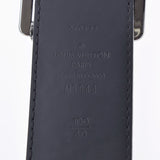 LOUIS VUITTON Louis Vuitton Eclipse Santule Riverso Size 100 Black/Gray M9004V Men's Leather Belt AB Rank Used Ginzo