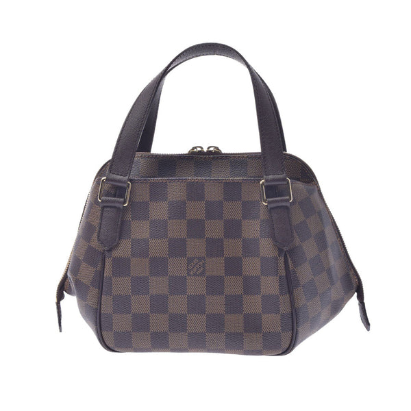 LOUIS VUITTON Louis Vuitton Dami Belem PM Brown N51173 Ladies Dami Cambus Leather Handbag AB Rank Used Ginzo