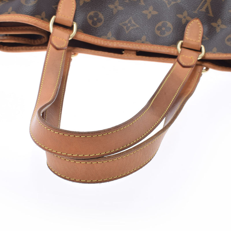 路易威顿路易·维顿（Louis Vuitton）路易·威登（Louis Vuitton）会标Batnyol Olizontal Brown M51154男女通俗的专着手提袋B级二手Ginzo