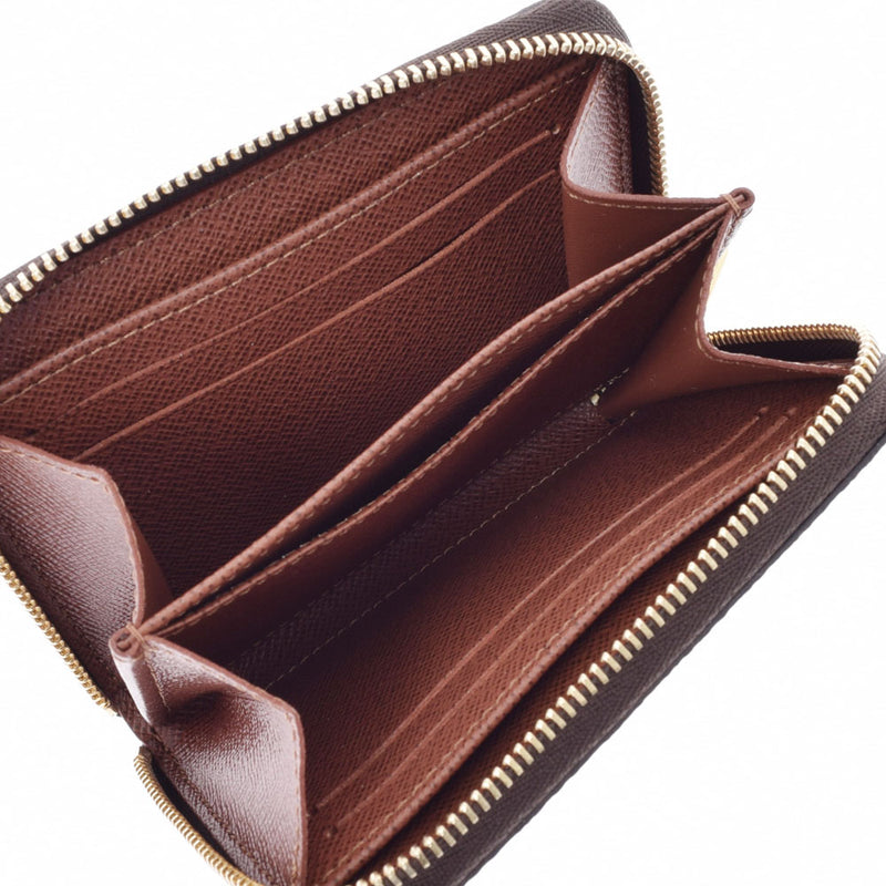 路易威顿路易·维顿（Louis Vuitton）路易威登（Louis Vuitton）会标Zippy硬币人棕色M60067女用式字母帆布硬币盒未使用的Ginzo