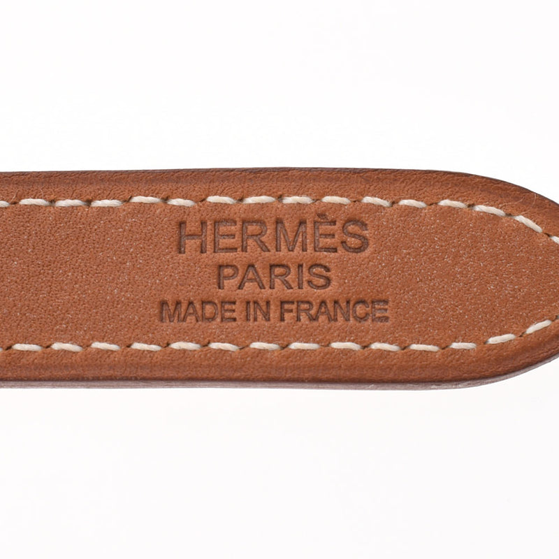 HERMES エルメス シルキーシティPM 青 □P刻印(2012年頃) ユニセックス シルク/バレニア ショルダーバッグ ABランク 中古 銀蔵