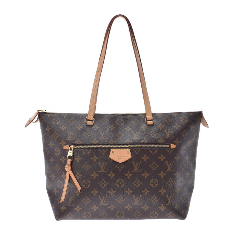 LOUIS VUITTON ルイヴィトン モノグラム イエナMM ブラウン M42267 レディース モノグラムキャンバス トートバッグ Bランク 中古 銀蔵