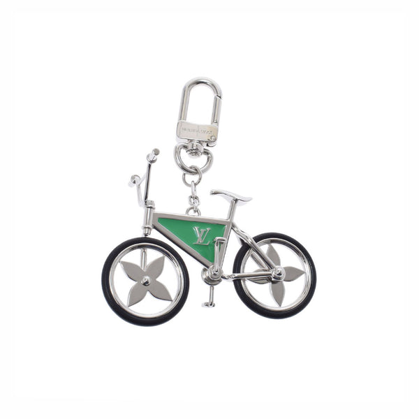 Louis Vuitton Bijou Sack Bike Silver Unisex Keychain M77148 Louis