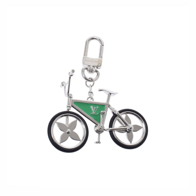 LOUIS VUITTON Louis Vuitton Bijou Sack Bike Silver M77148 Unisex key ring unused Ginzo