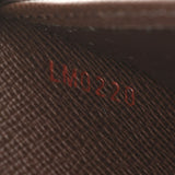 [父亲节100,000或以下] Ginzo使用Louis Vuitton Damier Zippy Wallet N41661 Brown Damier Canbus Long Wallet
